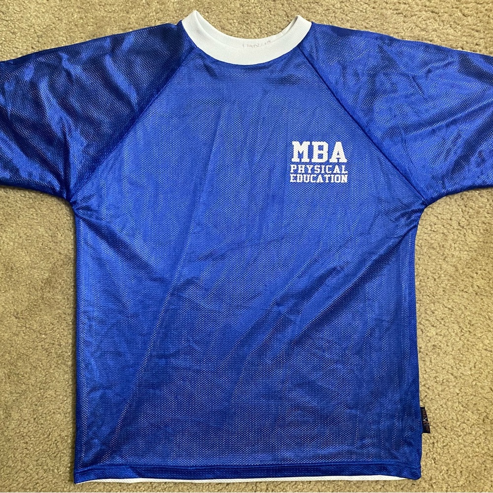 Physical Education Blue Mesh Shirt